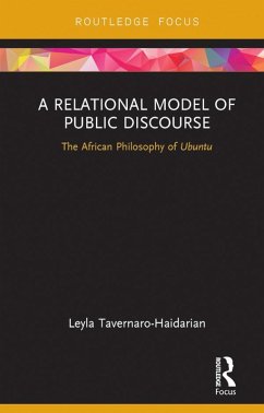 Cover A Relational Model of Public Discourse (eBook, PDF)