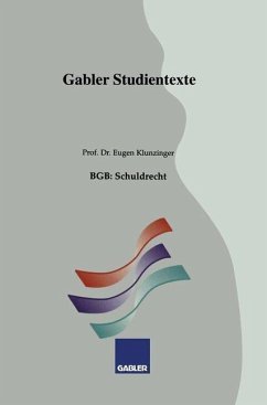 BGB: Schuldrecht (eBook, PDF) - Klunzinger, Eugen