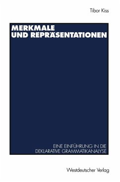 Merkmale und Repräsentationen (eBook, PDF) - Kiss, Tibor