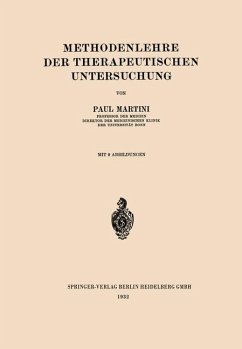 Methodenlehre der Therapeutischen Untersuchung (eBook, PDF) - Martini, Paul