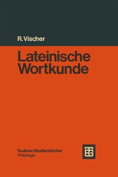 Lateinische Wortkunde (eBook, PDF) - Vischer, Rüdiger