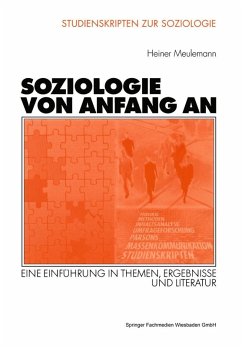 Cover Soziologie von Anfang an (eBook, PDF)