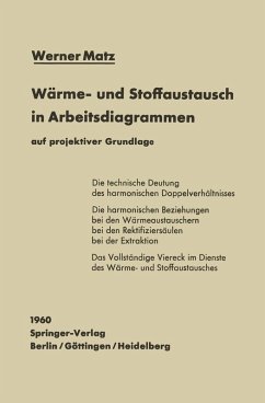 Wärme- und Stoffaustausch in Arbeitsdiagrammen auf projektiver Grundlage (eBook, PDF) - Matz, Werner