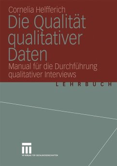 Die Qualität qualitativer Daten (eBook, PDF) - Helfferich, Cornelia
