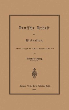 Deutsche Arbeit in Kleinasien (eBook, PDF) - Menz, Reinhold