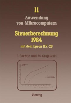 Steuerberechnung 1984 mit dem Epson HX-20 (eBook, PDF) - Sachtje, Eduard