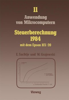 Cover Steuerberechnung 1984 mit dem Epson HX-20 (eBook, PDF)