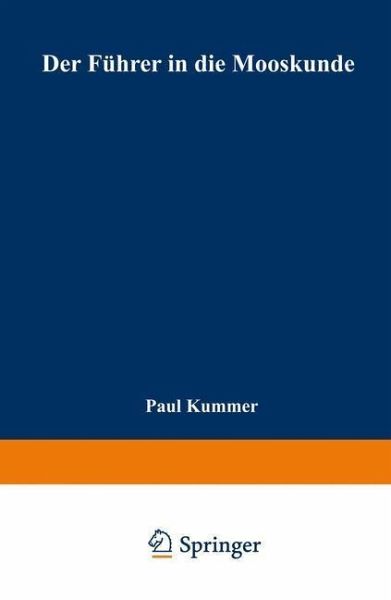 Der Führer in die Mooskunde (eBook, PDF) Der Führer in die Mooskunde (eBook, PDF)