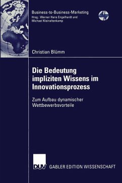 Die Bedeutung impliziten Wissens im Innovationsprozess (eBook, PDF) - Blümm, Christian