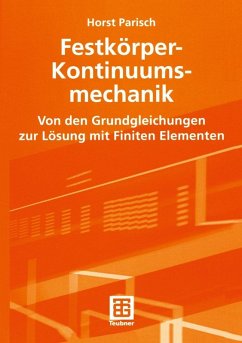Festkörper-Kontinuumsmechanik (eBook, PDF) - Parisch, Horst
