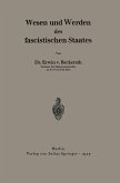 Wesen und Werden des fascistischen Staates (eBook, PDF)