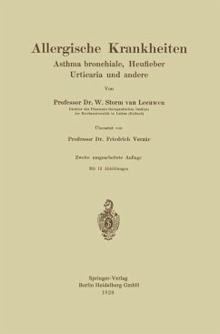 Allergische Krankheiten (eBook, PDF) - Leeuwen, W. Storm van; Verzár, Friedrich
