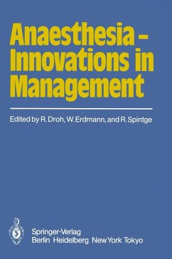 Cover Anaesthesia - Innovations in Management (eBook, PDF)
