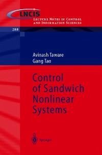 Control of Sandwich Nonlinear Systems (eBook, PDF) - Taware, Avinash; Tao, Gang