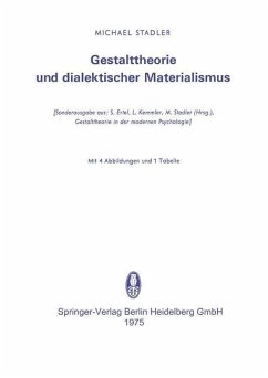 Gestalttheorie und dialektischer Materialismus (eBook, PDF) - Stadler, Michael