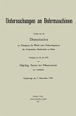 Untersuchungen an Bohrmaschinen (eBook, PDF)
