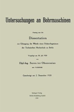 Untersuchungen an Bohrmaschinen (eBook, PDF) Cover Untersuchungen an Bohrmaschinen (eBook, PDF)