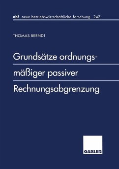 Cover Grundsätze ordnungsmäßiger passiver Rechnungsabgrenzung (eBook, PDF)