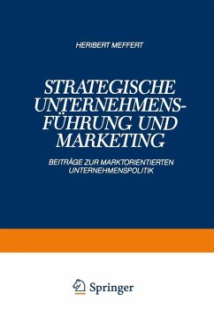 Strategische Unternehmensführung und Marketing (eBook, PDF) - Meffert, Heribert