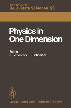 Cover Physics in One Dimension (eBook, PDF)