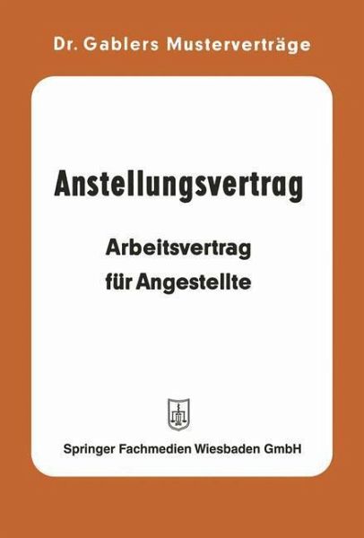Anstellungsvertrag (eBook, PDF) Anstellungsvertrag (eBook, PDF)
