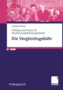 Cover Die Vergleichsgebühr (eBook, PDF)