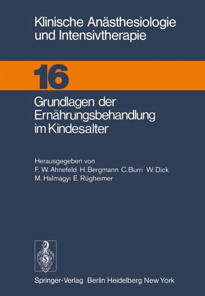 Grundlagen der Ernährungsbehandlung im Kindesalter (eBook, PDF) Grundlagen der Ernährungsbehandlung im Kindesalter (eBook, PDF)