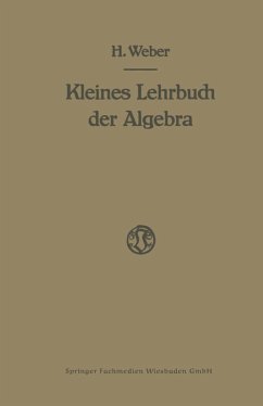 Lehrbuch der Algebra (eBook, PDF) - Weber, Heinrich