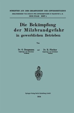 Cover Die Bekämpfung der Milzbrandgefahr in gewerblichen Betrieben (eBook, PDF)