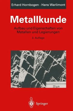 Metallkunde (eBook, PDF) - Hornbogen, Erhard; Warlimont, Hans