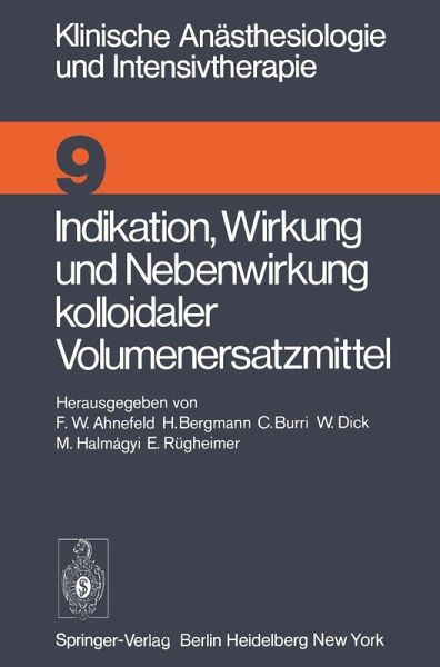 Indikation, Wirkung und Nebenwirkung kolloidaler Volumenersatzmittel (eBook, PDF)