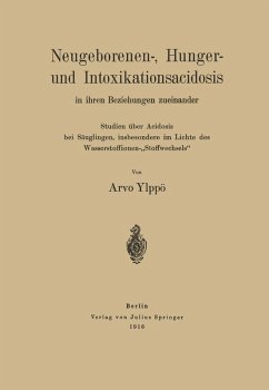 Cover Neugeborenen-, Hunger- und Intoxikationsacidosis in ihren Beziehungen zueinander (eBook, PDF)