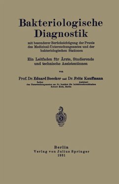 Cover Bakteriologische Diagnostik (eBook, PDF)