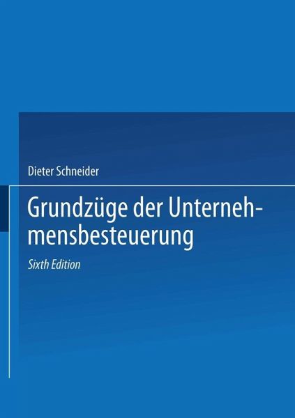 Grundzüge der Unternehmensbesteuerung (eBook, PDF)