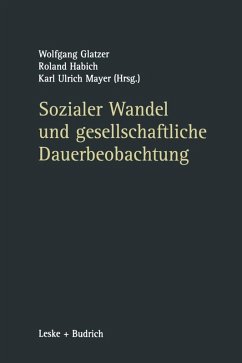 Cover Sozialer Wandel und gesellschaftliche Dauerbeobachtung (eBook, PDF)