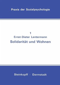 Solidarität und Wohnen (eBook, PDF) - Lantermann, Ernst-Dieter