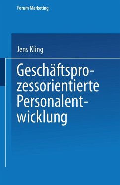 Geschäftsprozessorientierte Personalentwicklung (eBook, PDF) - Kling, Jens