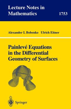 Cover Painleve Equations in the Differential Geometry of Surfaces (eBook, PDF)