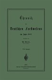Chronik des Deutschen Forstwesens im Jahre 1882 (eBook, PDF)