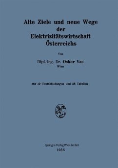 Alte Ziele und neue Wege der Elektrizitätswirtschaft Österreichs (eBook, PDF) - Vas, Oskar