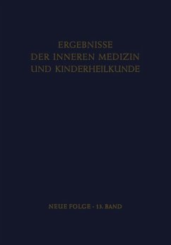 Cover Ergebnisse der Inneren Medizin und Kinderheilkunde (eBook, PDF)