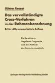 Das vervollständigte Cross-Verfahren in der Rahmenberechnung (eBook, PDF)