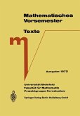 Mathematisches Vorsemester (eBook, PDF)