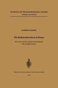 Die Bodenrechtsreform in Kenya (eBook, PDF) - Fliedner, H.