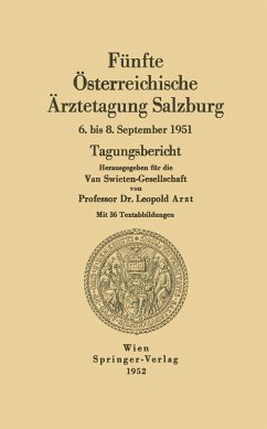 Fünfte Österreichische Ärztetagung Salzburg (eBook, PDF)