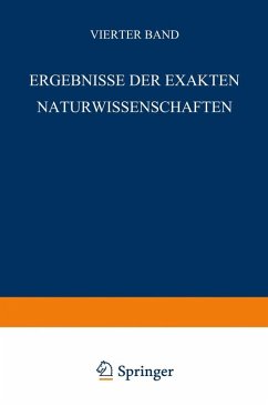 Ergebnisse der Exakten Naturwissenschaften (eBook, PDF)