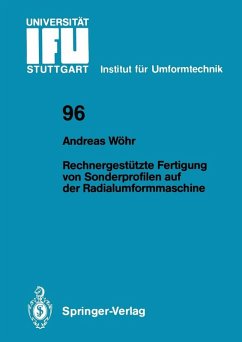 Cover Rechnergestützte Fertigung von Sonderprofilen auf der Radialumformmaschine (eBook, PDF)
