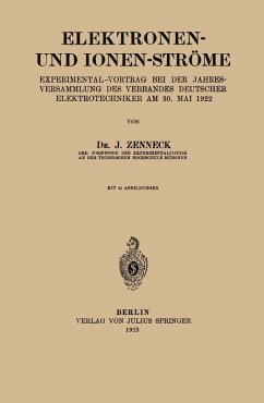 Elektronen- und Ionen-Ströme (eBook, PDF) - Zenneck, J.