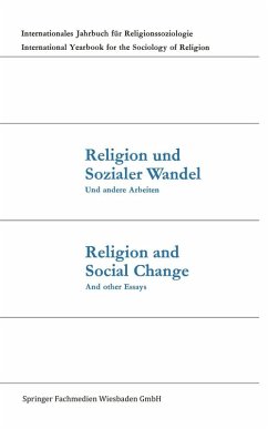 Religion und Sozialer Wandel Und andere Arbeiten / Religion and Social Change And other Essays (eBook, PDF) - Dux, Günter