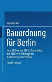 Bauordnung für Berlin (eBook, PDF)